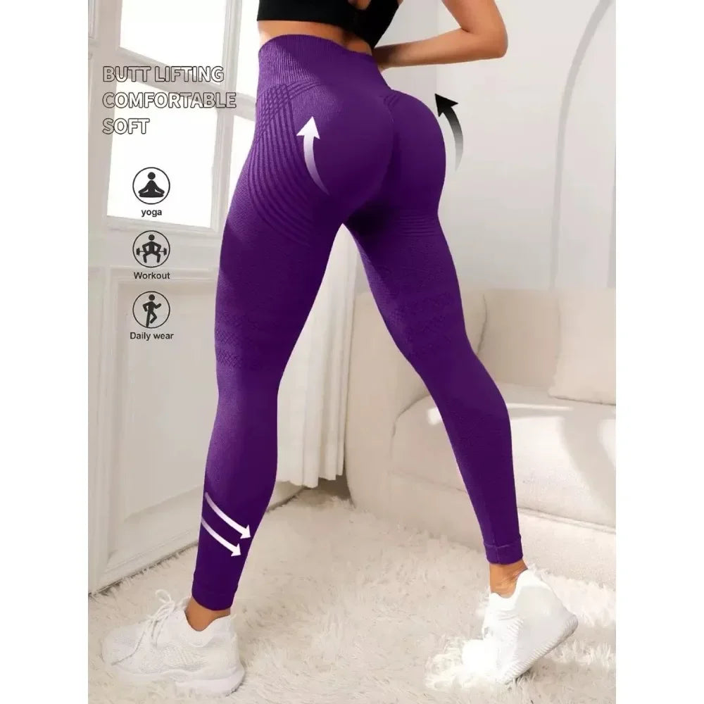 Slimove Cellulite 3D Leggings, High Waisted Butt Lifting Tummy Training Control, anti Cellulite Legging for Gym Workout
