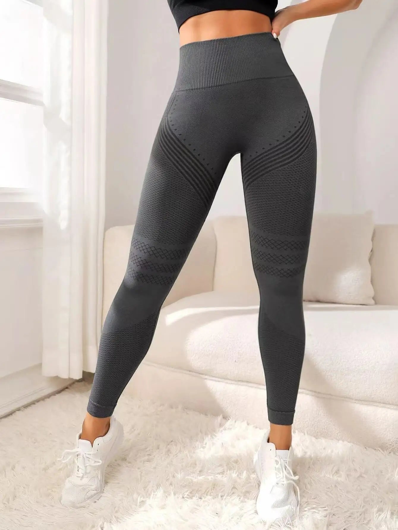 Slimove Cellulite 3D Leggings, High Waisted Butt Lifting Tummy Training Control, anti Cellulite Legging for Gym Workout